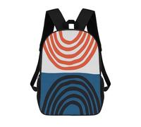 sinyumoney Sac À Dos 3D Pour Enfants Blue And Red X Sacs Imprimés Sac D'école Sac À Dos Léger Sac À Dos Tendance Et Amusant Pour Enfants 17inch