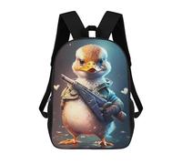 sinyumoney Sac À Dos 3D Pour Enfants Captain Baby Duck Sacs Imprimés Sac D'école Sac À Dos Léger Sac À Dos Tendance Et Amusant Pour Enfants 17inch
