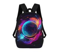 sinyumoney Sac À Dos 3D Pour Enfants Colorful Cosmic Sphere Sacs Imprimés Sac D'école Sac À Dos Léger Sac À Dos Tendance Et Amusant Pour Enfants 17inch
