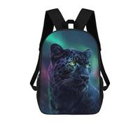 sinyumoney Sac À Dos 3D Pour Enfants Cosmic Black Leopard Sacs Imprimés Sac D'école Sac À Dos Léger Sac À Dos Tendance Et Amusant Pour Enfants 17inch