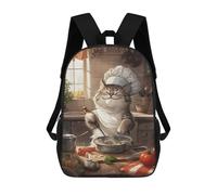 sinyumoney Sac À Dos 3D Pour Enfants Cute Cartoon Cat Sacs Imprimés Sac D'école Sac À Dos Léger Sac À Dos Tendance Et Amusant Pour Enfants 17inch