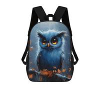 sinyumoney Sac À Dos 3D Pour Enfants Cute Owl Painting Sacs Imprimés Sac D'école Sac À Dos Léger Sac À Dos Tendance Et Amusant Pour Enfants 17inch