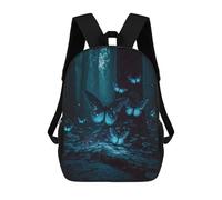 sinyumoney Sac À Dos 3D Pour Enfants Enchanted Forest Glow Sacs Imprimés Sac D'école Sac À Dos Léger Sac À Dos Tendance Et Amusant Pour Enfants 17inch
