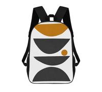 sinyumoney Sac À Dos 3D Pour Enfants Expressionist Figures 1 Sacs Imprimés Sac D'école Sac À Dos Léger Sac À Dos Tendance Et Amusant Pour Enfants 17inch