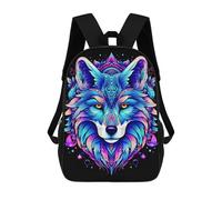 sinyumoney Sac À Dos 3D Pour Enfants Fantasy Wolf Sacs Imprimés Sac D'école Sac À Dos Léger Sac À Dos Tendance Et Amusant Pour Enfants 17inch