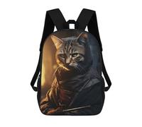 sinyumoney Sac À Dos 3D Pour Enfants Funny Shinobi Ninja Cat Sacs Imprimés Sac D'école Sac À Dos Léger Sac À Dos Tendance Et Amusant Pour Enfants 17inch