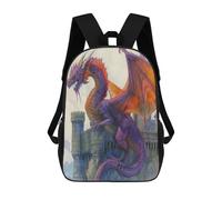 sinyumoney Sac À Dos 3D Pour Enfants Giant Full Body Dragon Sacs Imprimés Sac D'école Sac À Dos Léger Sac À Dos Tendance Et Amusant Pour Enfants 17inch
