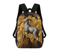 sinyumoney Sac À Dos 3D Pour Enfants Gold X Goat Sacs Imprimés Sac D'école Sac À Dos Léger Sac À Dos Tendance Et Amusant Pour Enfants 17inch