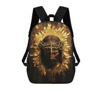 sinyumoney Sac À Dos 3D Pour Enfants Jesus Christ Crown Of Thorns Sacs Imprimés Sac D'école Sac À Dos Léger Sac À Dos Tendance Et Amusant Pour Enfants 17inch