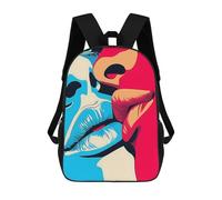 sinyumoney Sac À Dos 3D Pour Enfants Love in Minimalism Sacs Imprimés Sac D'école Sac À Dos Léger Sac À Dos Tendance Et Amusant Pour Enfants 17inch