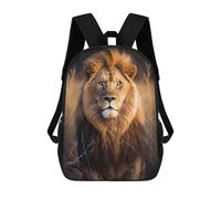 sinyumoney Sac À Dos 3D Pour Enfants Majestic Lion 01 Sacs Imprimés Sac D'école Sac À Dos Léger Sac À Dos Tendance Et Amusant Pour Enfants 17inch