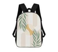 sinyumoney Sac À Dos 3D Pour Enfants Minimalist Floral 49 Sacs Imprimés Sac D'école Sac À Dos Léger Sac À Dos Tendance Et Amusant Pour Enfants 17inch