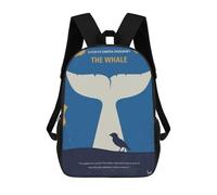 sinyumoney Sac À Dos 3D Pour Enfants No1476 My The Whale Sacs Imprimés Sac D'école Sac À Dos Léger Sac À Dos Tendance Et Amusant Pour Enfants 17inch