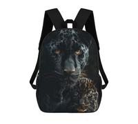 sinyumoney Sac À Dos 3D Pour Enfants Panther Animal Family Sacs Imprimés Sac D'école Sac À Dos Léger Sac À Dos Tendance Et Amusant Pour Enfants 17inch