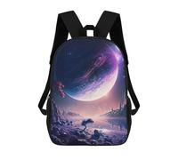 sinyumoney Sac À Dos 3D Pour Enfants Planet Dreamscape Sacs Imprimés Sac D'école Sac À Dos Léger Sac À Dos Tendance Et Amusant Pour Enfants 17inch