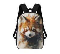 sinyumoney Sac À Dos 3D Pour Enfants Red Panda Portrait Sacs Imprimés Sac D'école Sac À Dos Léger Sac À Dos Tendance Et Amusant Pour Enfants 17inch