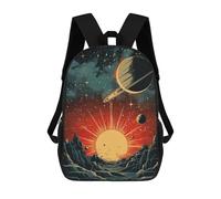 sinyumoney Sac À Dos 3D Pour Enfants Solar System Fantasy Poste Sacs Imprimés Sac D'école Sac À Dos Léger Sac À Dos Tendance Et Amusant Pour Enfants 17inch