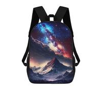 sinyumoney Sac À Dos 3D Pour Enfants The Great Galaxy Mount Sacs Imprimés Sac D'école Sac À Dos Léger Sac À Dos Tendance Et Amusant Pour Enfants 17inch