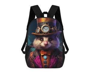 sinyumoney Sac À Dos 3D Pour Enfants The Mad Stasher Sacs Imprimés Sac D'école Sac À Dos Léger Sac À Dos Tendance Et Amusant Pour Enfants 17inch