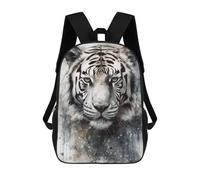 sinyumoney Sac À Dos 3D Pour Enfants Tiger Beauty Black Ink Sacs Imprimés Sac D'école Sac À Dos Léger Sac À Dos Tendance Et Amusant Pour Enfants 17inch