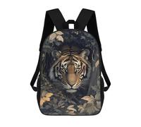 sinyumoney Sac À Dos 3D Pour Enfants Tiger in The Jungle Sacs Imprimés Sac D'école Sac À Dos Léger Sac À Dos Tendance Et Amusant Pour Enfants 17inch