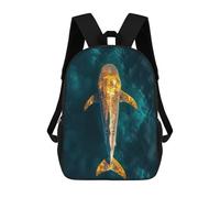 sinyumoney Sac À Dos 3D Pour Enfants Whale Shark in Ocean Sacs Imprimés Sac D'école Sac À Dos Léger Sac À Dos Tendance Et Amusant Pour Enfants 17inch