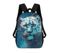 sinyumoney Sac À Dos 3D Snow Leopard Gaze Sac D'école Pour Garçons, Sac À Livres, Sac À Dos Tendance Pour Ordinateur Portable, Sac À Dos Pour Garçons Et Filles 17inch