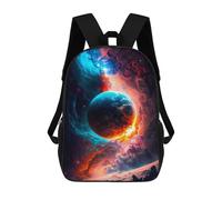 sinyumoney Sac À Dos 3D Space Clouds Sac D'école Pour Garçons, Sac À Livres, Sac À Dos Tendance Pour Ordinateur Portable, Sac À Dos Pour Garçons Et Filles 17inch
