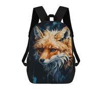 sinyumoney Sac À Dos 3D The Red Fox Sac D'école Pour Garçons, Sac À Livres, Sac À Dos Tendance Pour Ordinateur Portable, Sac À Dos Pour Garçons Et Filles 17inch