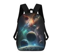 sinyumoney Sac À Dos 3D The Universe Sac D'école Pour Garçons, Sac À Livres, Sac À Dos Tendance Pour Ordinateur Portable, Sac À Dos Pour Garçons Et Filles 17inch