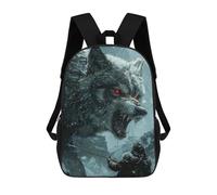 sinyumoney Sac À Dos 3D Viking Fenrir Wolf Sac D'école Pour Garçons, Sac À Livres, Sac À Dos Tendance Pour Ordinateur Portable, Sac À Dos Pour Garçons Et Filles 17inch