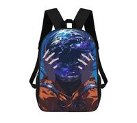 sinyumoney Sac À Dos 3D Wild Space Sac D'école Pour Garçons, Sac À Livres, Sac À Dos Tendance Pour Ordinateur Portable, Sac À Dos Pour Garçons Et Filles 17inch