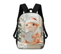 sinyumoney Sac À Dos 4Filles Christmas Axolotl Lizard Toilet Sac À Dos Scolaire Garçon Imprimé En 3D, Sac À Dos Décontracté Et Léger Pour Collégiens 17inch