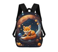 sinyumoney Sac À Dos 4Filles Cute Baby Fox Sac À Dos Scolaire Garçon Imprimé En 3D, Sac À Dos Décontracté Et Léger Pour Collégiens 17inch