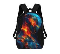 sinyumoney Sac À Dos 4Filles Ember Soul - The Burning Within Sac À Dos Scolaire Garçon Imprimé En 3D, Sac À Dos Décontracté Et Léger Pour Collégiens 17inch