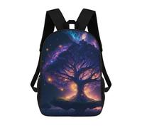 sinyumoney Sac À Dos 4Filles Enchanted Celestial Tree Sac À Dos Scolaire Garçon Imprimé En 3D, Sac À Dos Décontracté Et Léger Pour Collégiens 17inch