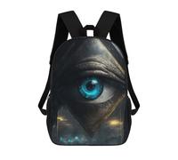 sinyumoney Sac À Dos 4Filles Eye of The Pyramid -2 Sac À Dos Scolaire Garçon Imprimé En 3D, Sac À Dos Décontracté Et Léger Pour Collégiens 17inch