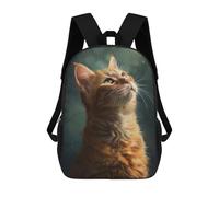 sinyumoney Sac À Dos 4Filles Gazing Upward Sac À Dos Scolaire Garçon Imprimé En 3D, Sac À Dos Décontracté Et Léger Pour Collégiens 17inch