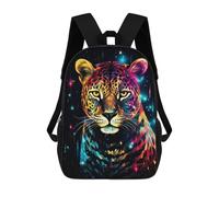 sinyumoney Sac À Dos 4Filles Geometric Jaguar Sac À Dos Scolaire Garçon Imprimé En 3D, Sac À Dos Décontracté Et Léger Pour Collégiens 17inch