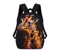 sinyumoney Sac À Dos 4Filles Giraffe Sac À Dos Scolaire Garçon Imprimé En 3D, Sac À Dos Décontracté Et Léger Pour Collégiens 17inch