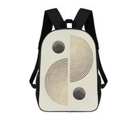 sinyumoney Sac À Dos 4Filles Golden Lines 06 Sac À Dos Scolaire Garçon Imprimé En 3D, Sac À Dos Décontracté Et Léger Pour Collégiens 17inch