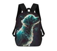 sinyumoney Sac À Dos 4Filles Labrador Retriever Dog Sac À Dos Scolaire Garçon Imprimé En 3D, Sac À Dos Décontracté Et Léger Pour Collégiens 17inch