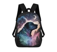 sinyumoney Sac À Dos 4Filles Labrador Retriever Style 3 Sac À Dos Scolaire Garçon Imprimé En 3D, Sac À Dos Décontracté Et Léger Pour Collégiens 17inch