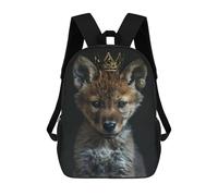 sinyumoney Sac À Dos 4Filles Little King Sac À Dos Scolaire Garçon Imprimé En 3D, Sac À Dos Décontracté Et Léger Pour Collégiens 17inch