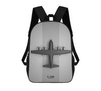 sinyumoney Sac À Dos 4Filles Lockheed C130 Hercules Sac À Dos Scolaire Garçon Imprimé En 3D, Sac À Dos Décontracté Et Léger Pour Collégiens 17inch