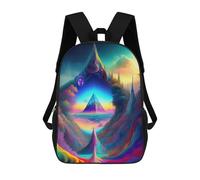 sinyumoney Sac À Dos 4Filles Outer Realm Portals Sac À Dos Scolaire Garçon Imprimé En 3D, Sac À Dos Décontracté Et Léger Pour Collégiens 17inch
