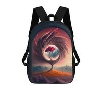 sinyumoney Sac À Dos 4Filles Portal to Another World -1 Sac À Dos Scolaire Garçon Imprimé En 3D, Sac À Dos Décontracté Et Léger Pour Collégiens 17inch