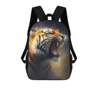 sinyumoney Sac À Dos 4Filles Roaring Tiger Sac À Dos Scolaire Garçon Imprimé En 3D, Sac À Dos Décontracté Et Léger Pour Collégiens 17inch