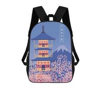 sinyumoney Sac À Dos 4Filles Travel to Tokyo Sac À Dos Scolaire Garçon Imprimé En 3D, Sac À Dos Décontracté Et Léger Pour Collégiens 17inch
