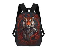 sinyumoney Sac À Dos 4Filles Vintage Tigers Sac À Dos Scolaire Garçon Imprimé En 3D, Sac À Dos Décontracté Et Léger Pour Collégiens 17inch